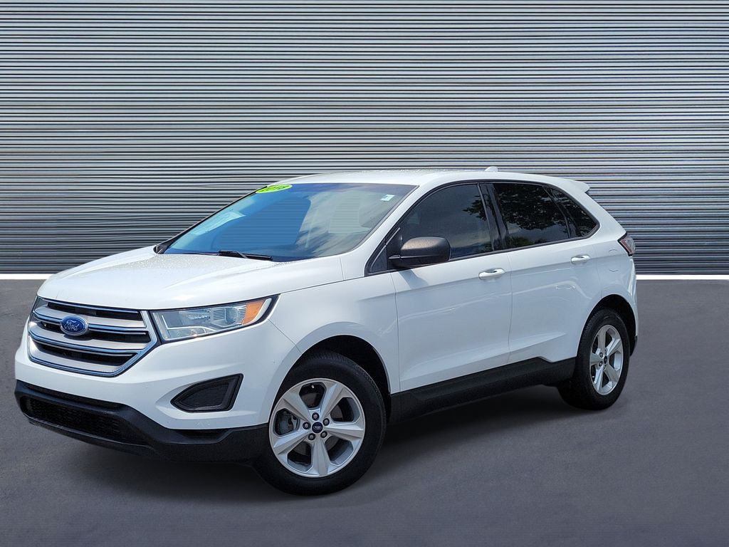 Oxford White 2018 Ford Edge SE SUV / Crossover Front-Wheel Drive 6-Speed Automatic