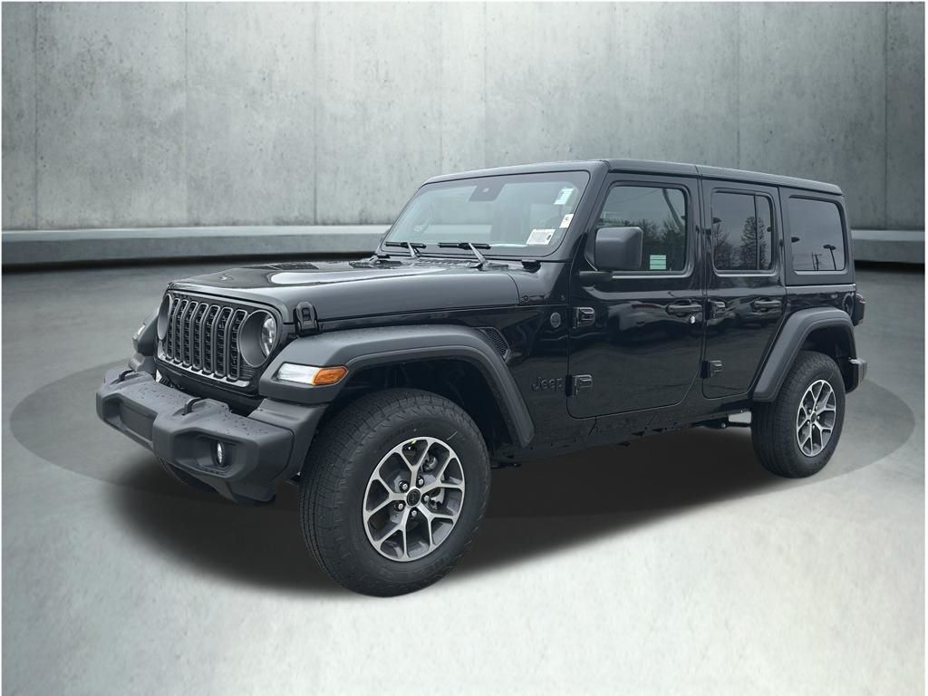 Black Clearcoat 2025 Jeep Wrangler SUV / Crossover Four-Wheel Drive 8-Speed Automatic
