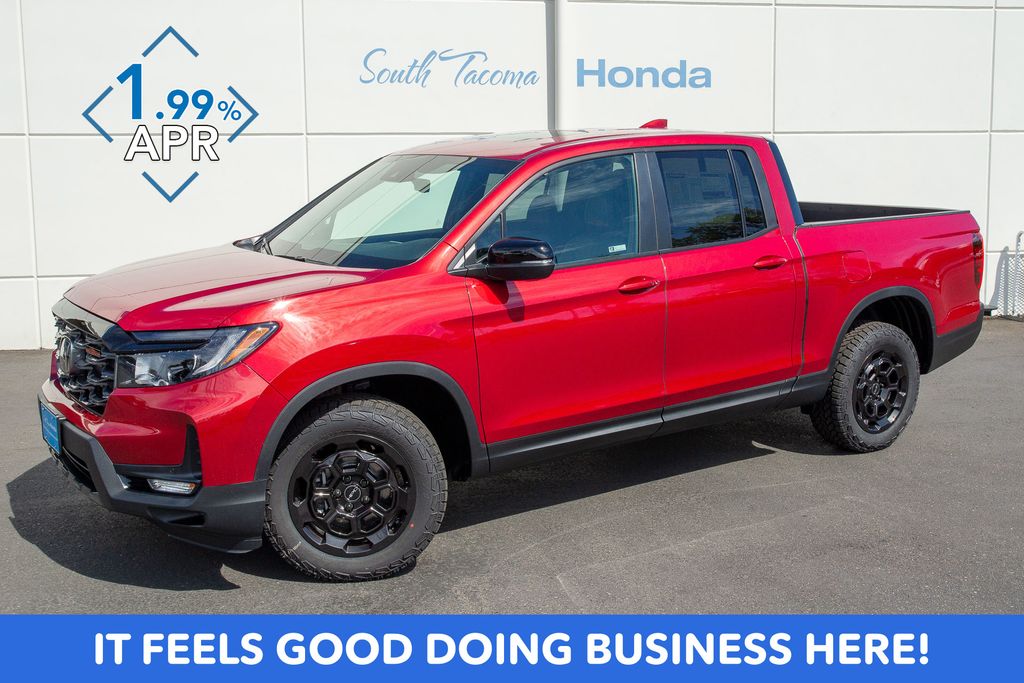 Radiant Red Metallic II 2026 Honda Ridgeline Pickup Truck All-Wheel Drive 9-Speed Automatic