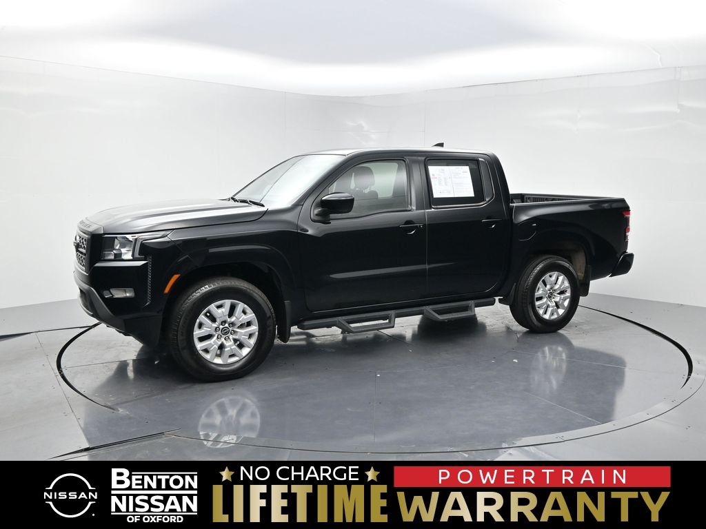Super Black 2023 Nissan Frontier Pickup Truck Four-Wheel Drive 9-Speed Automatic