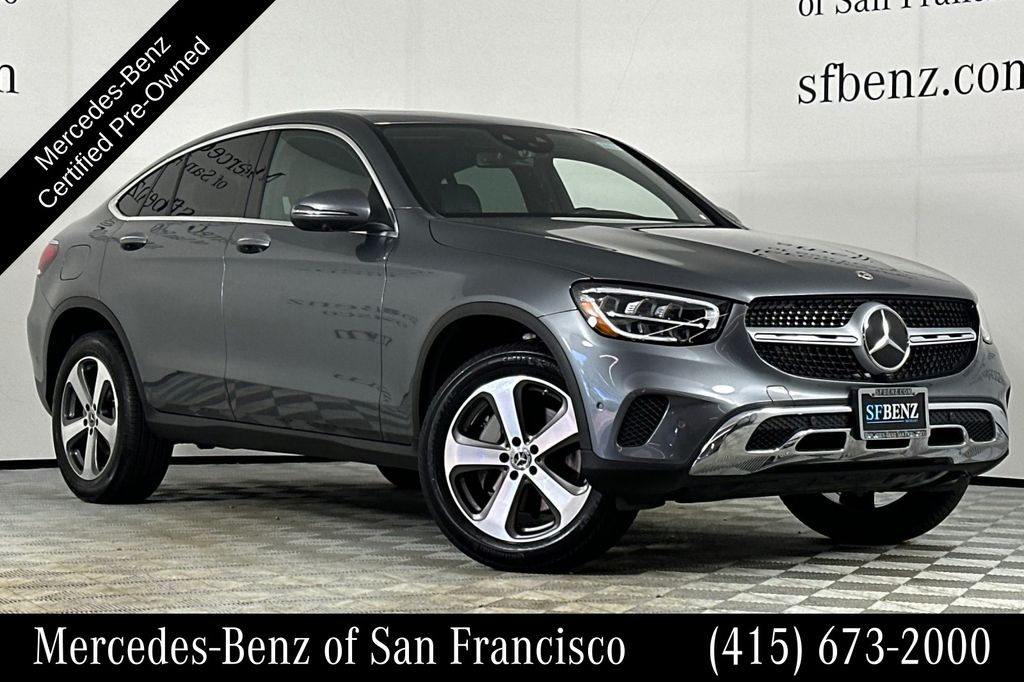 Gray 2022 Mercedes-Benz GLC 300 Coupe 4MATIC SUV / Crossover All-Wheel Drive 9-Speed Automatic