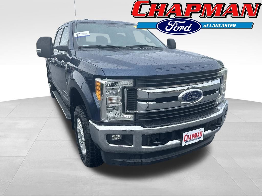 Blue 2017 Ford F-350 Super Duty Pickup Truck Four-Wheel Drive 6-Speed Automatic