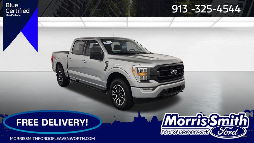 Iconic Silver Metallic 2023 Ford F-150 Pickup Truck Four-Wheel Drive Automatic