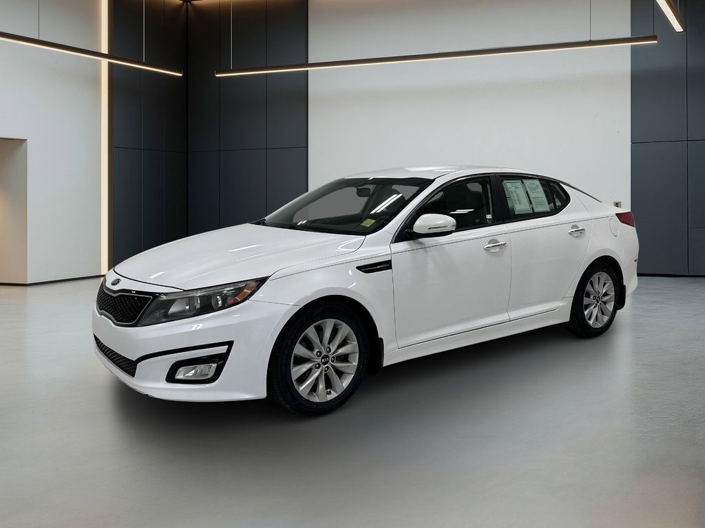 Snow White Pearl 2015 Kia Optima LX Sedan Front-Wheel Drive 6-Speed Automatic