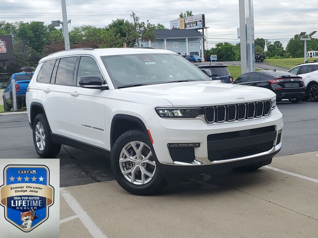 Bright White Clearcoat 2023 Jeep Grand Cherokee L Limited 4WD SUV / Crossover Four-Wheel Drive 8-Speed Automatic