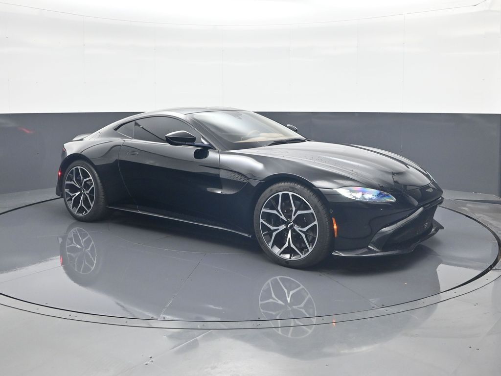 Black 2019 Aston Martin Vantage RWD Coupe Rear-Wheel Drive 8-Speed Automatic