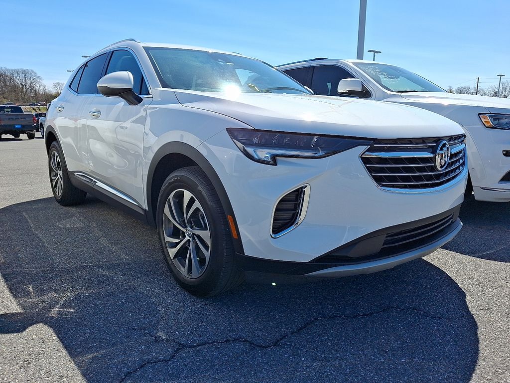 Summit White 2023 Buick Envision Essence AWD SUV / Crossover All-Wheel Drive 9-Speed Automatic