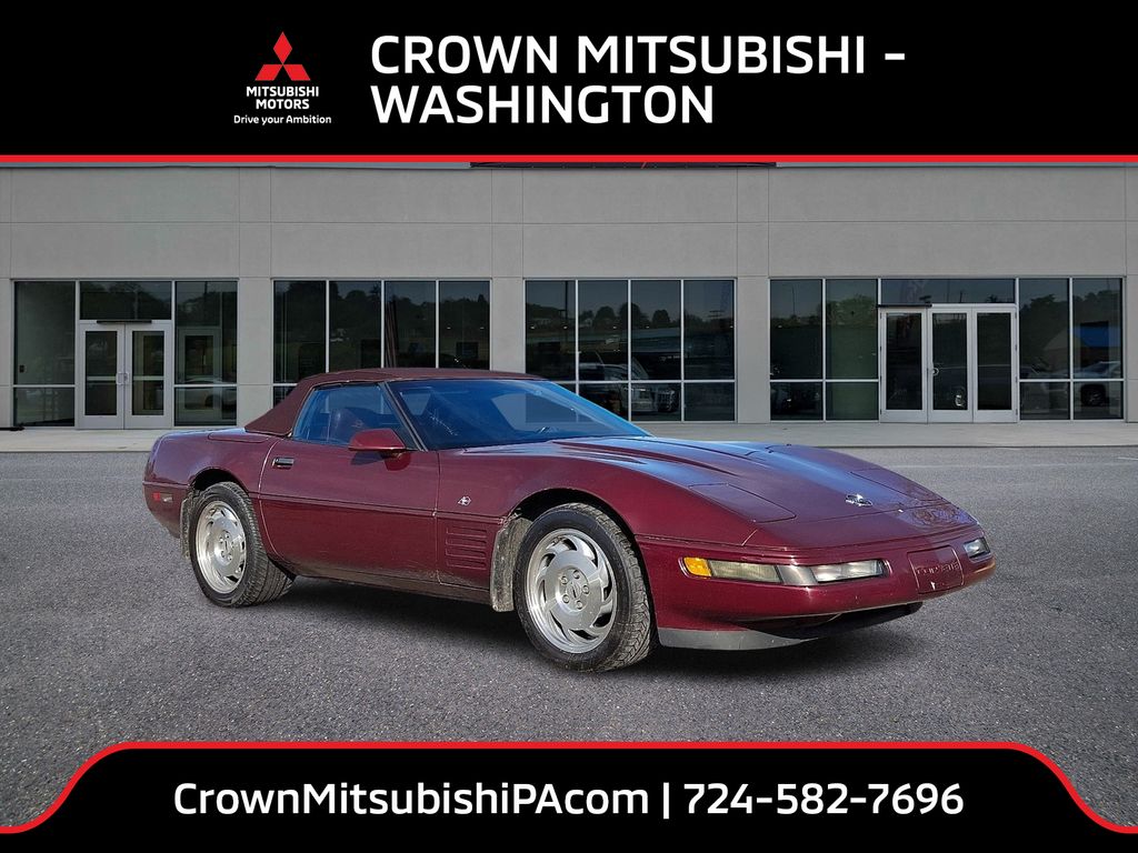 Dark Red Metallic 1993 Chevrolet Corvette Convertible RWD Convertible Rear-Wheel Drive 4-Speed Automatic