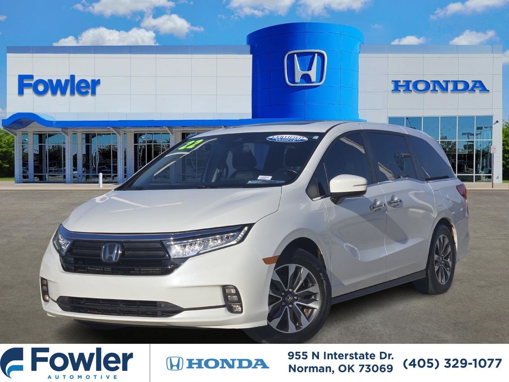 Platinum White Pearl 2022 Honda Odyssey Minivan Front-Wheel Drive Automatic
