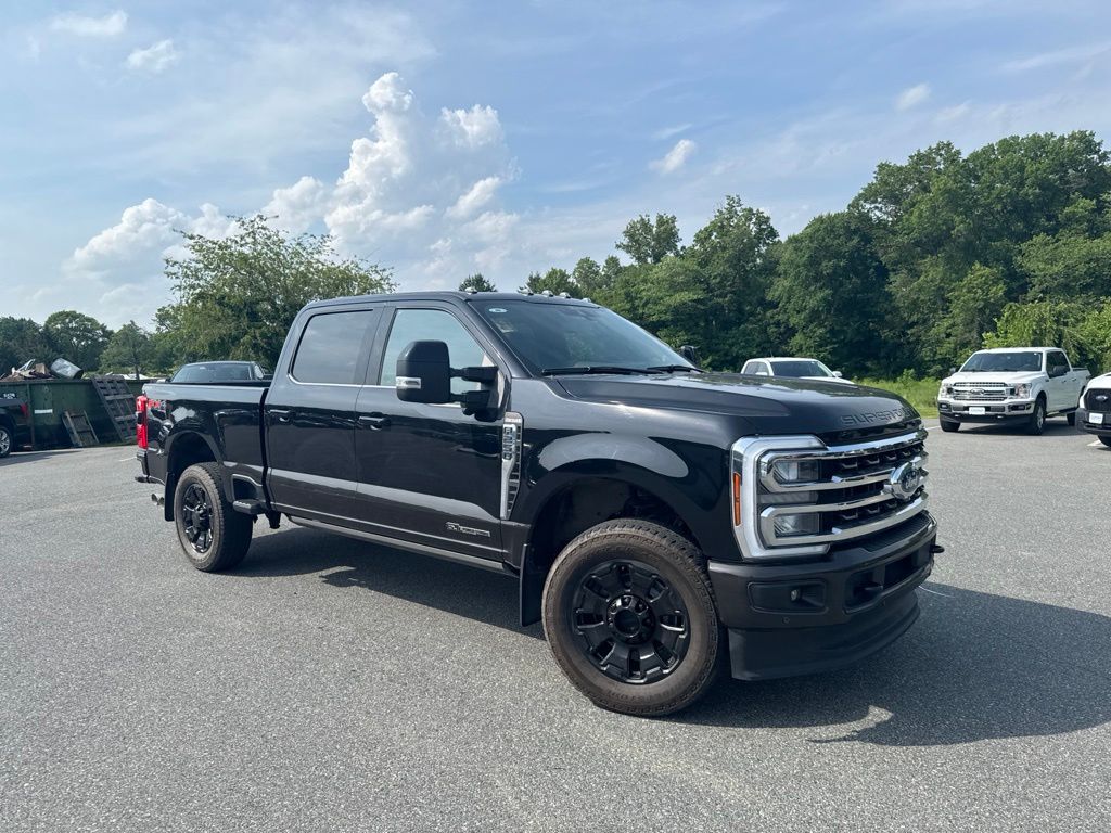 Agate Black Metallic 2024 Ford F-250 Super Duty King Ranch Crew Cab 4WD Pickup Truck Four-Wheel Drive Automatic