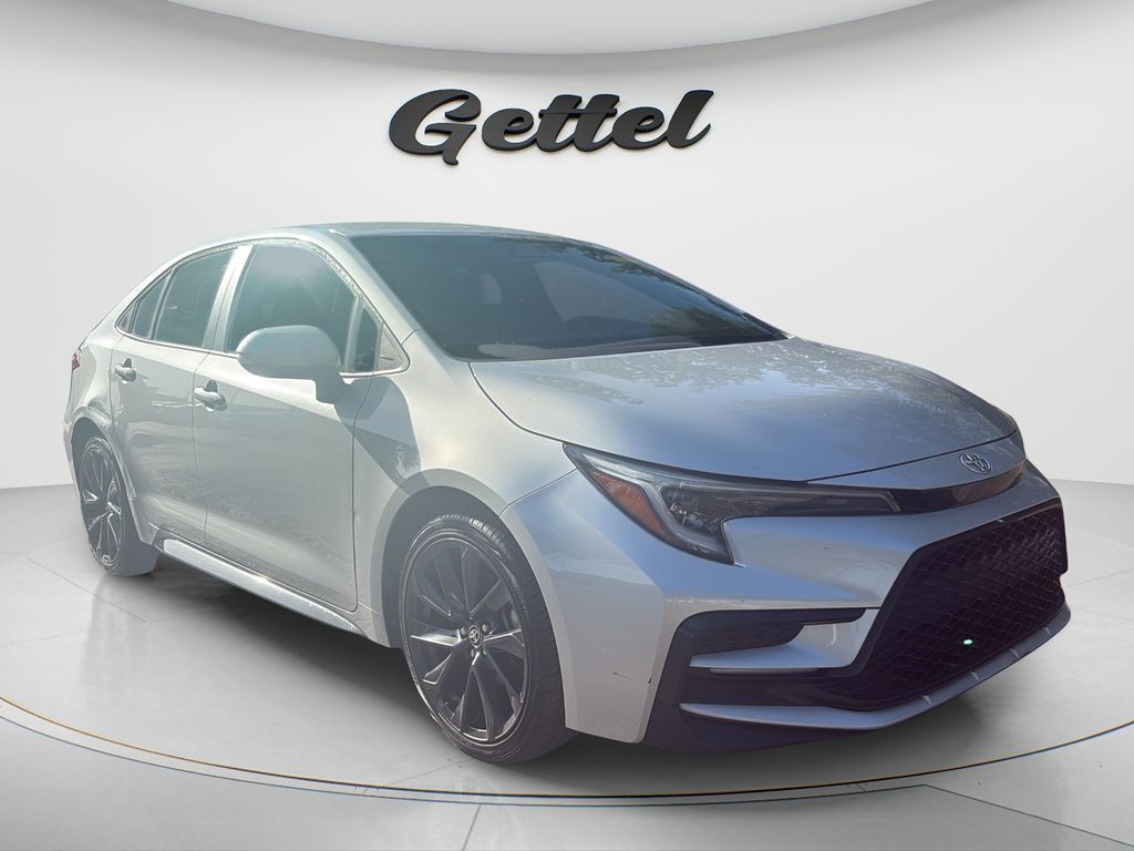 Certified Used 2023 Silver Toyota SE image 3