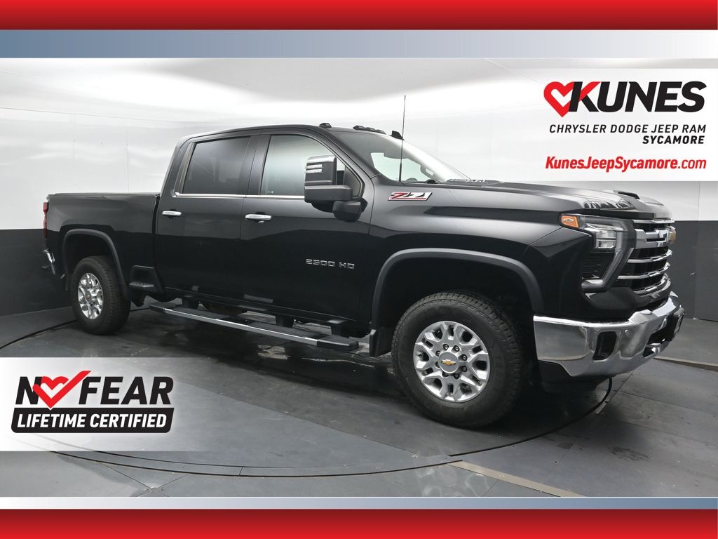 Black 2024 Chevrolet Silverado 2500HD Pickup Truck Four-Wheel Drive Automatic