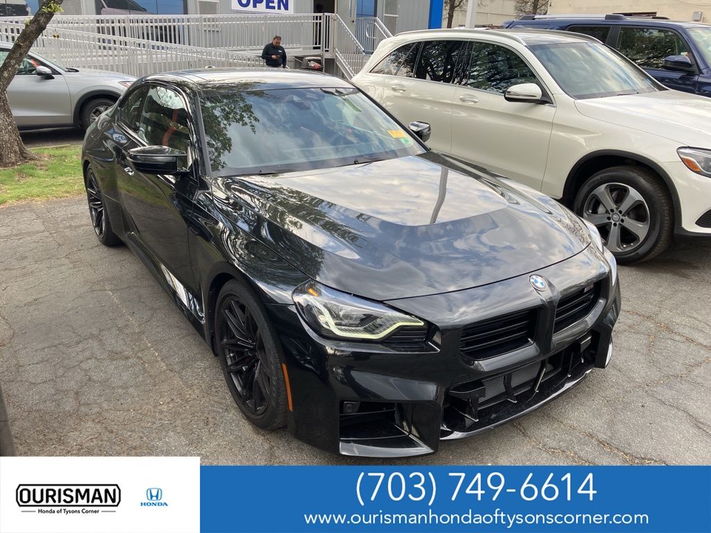 Black Sapphire Metallic 2025 BMW M2 RWD Coupe Rear-Wheel Drive 6-Speed Manual