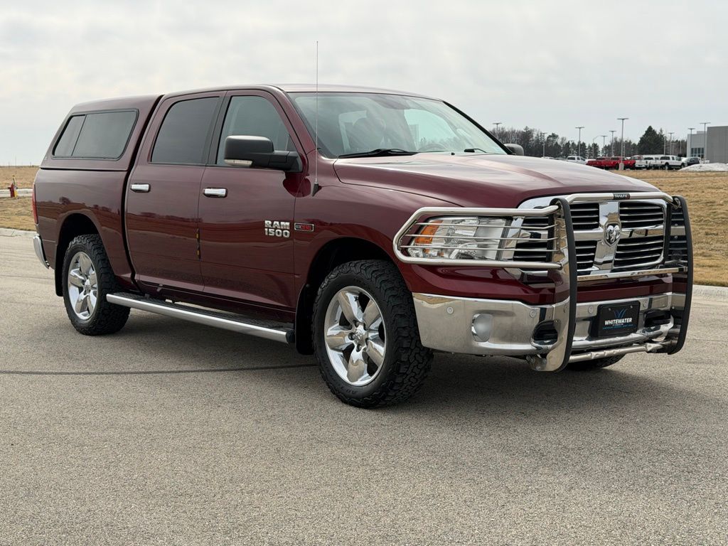 Delmonico Red Pearlcoat 2016 RAM 1500 Big Horn Crew Cab 4WD Pickup Truck Four-Wheel Drive 8-Speed Automatic