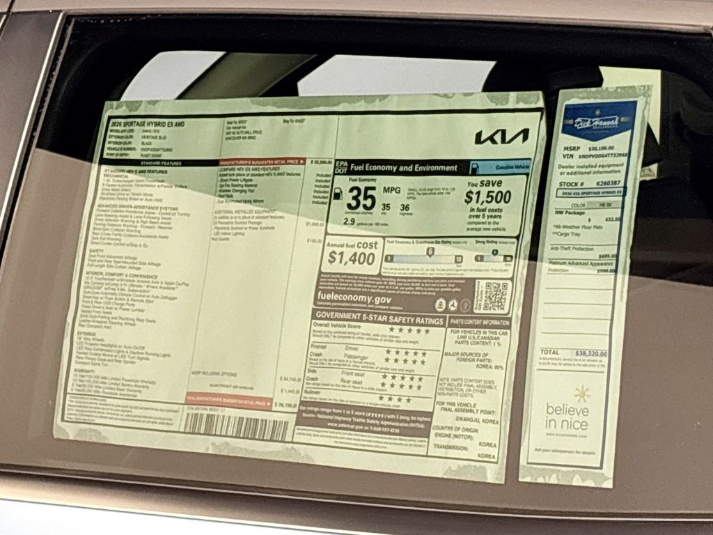 2026 Kia Sportage Hybrid EX