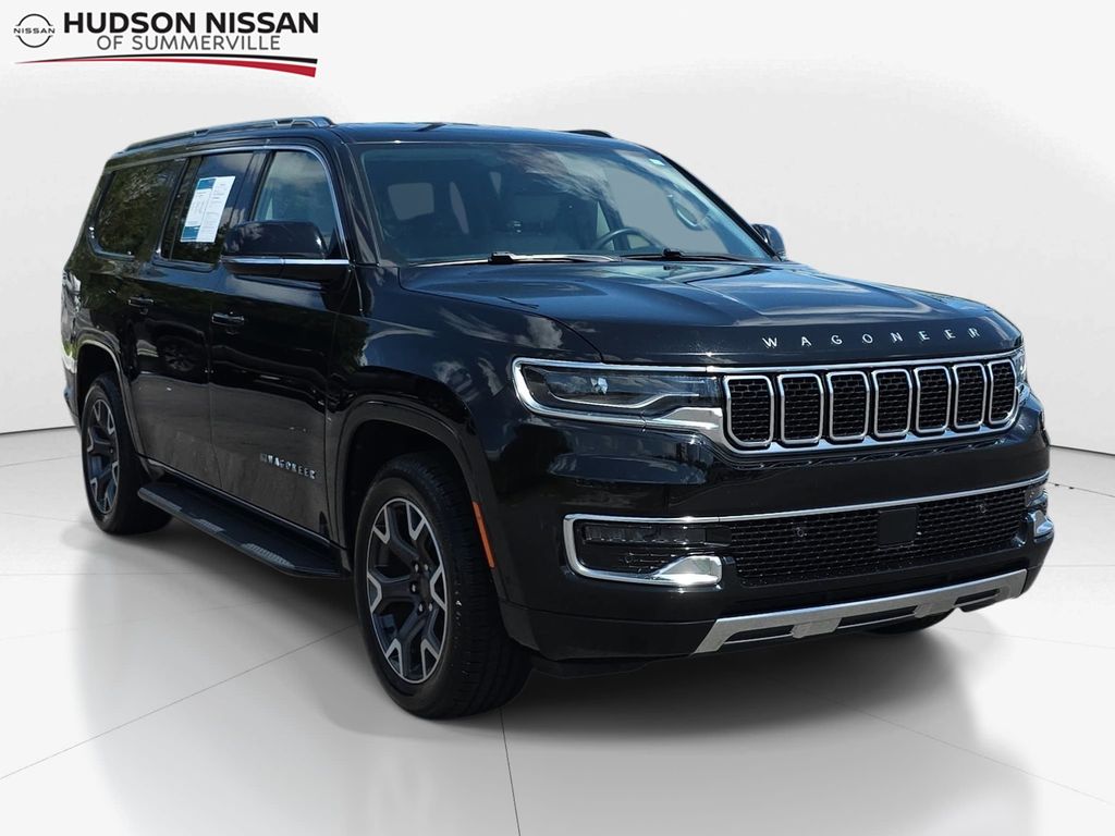 Diamond Black Crystal Pearlcoat 2023 Jeep Wagoneer L SUV / Crossover 4X2 8-Speed Automatic