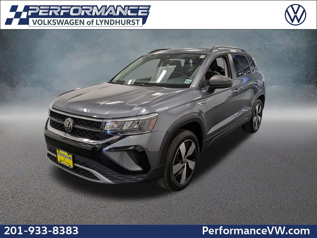 Platinum Gray Metallic 2024 Volkswagen Taos SUV / Crossover All-Wheel Drive 7-Speed Dual Clutch