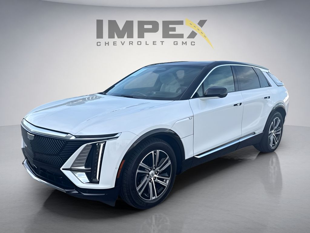 Crystal White Tricoat 2025 Cadillac LYRIQ SUV / Crossover Rear-Wheel Drive 1-Speed Automatic