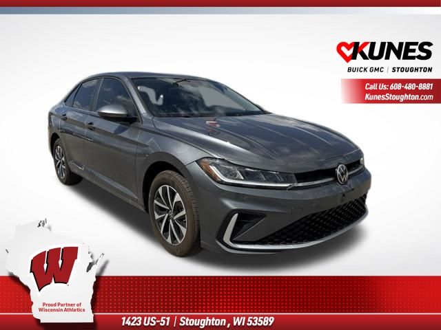 Gray 2025 Volkswagen Jetta Sedan Front-Wheel Drive 8-Speed Automatic