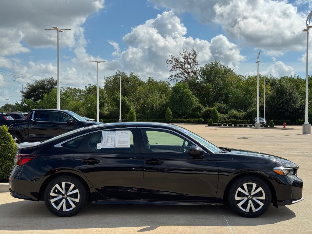 2025 Honda Civic LX Black at Baytown Hyundai