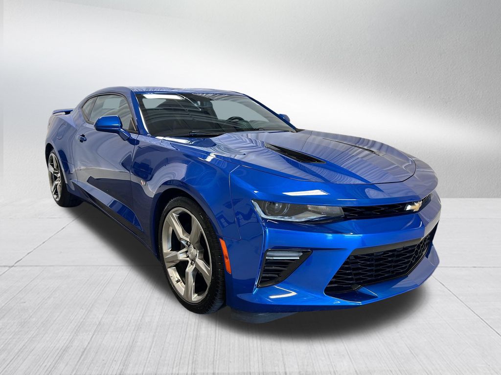 Hyper Blue Metallic 2017 Chevrolet Camaro Coupe Rear-Wheel Drive 8-Speed Automatic