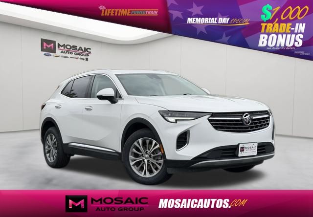 Summit White 2022 Buick Envision Preferred FWD SUV / Crossover Front-Wheel Drive 9-Speed Automatic