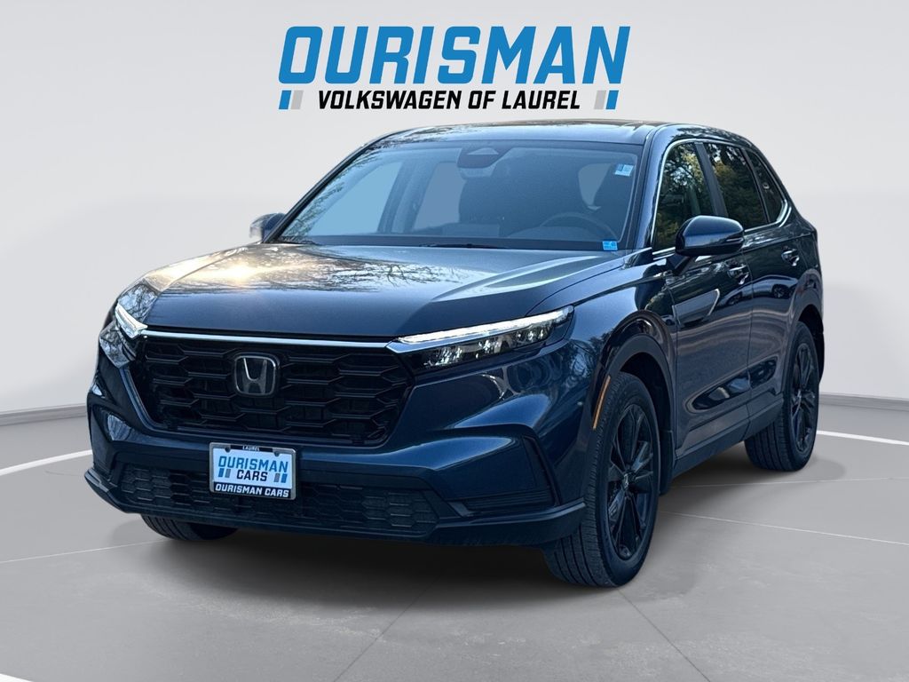 Canyon River Blue Metallic 2024 Honda CR-V EX AWD SUV / Crossover All-Wheel Drive Continuously Variable Transmission