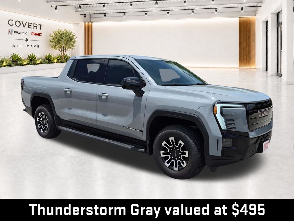 Gray 2026 GMC Sierra EV Pickup Truck All-Wheel Drive 1-Speed Automatic