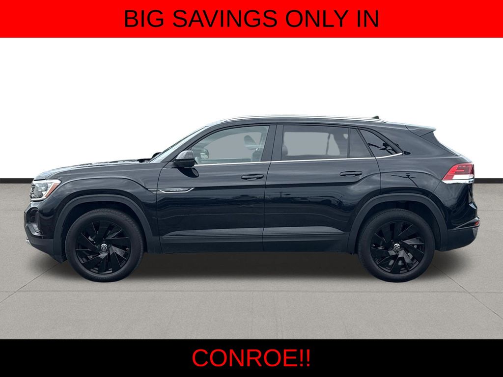 2024 Volkswagen Atlas Cross Sport 2.0T SE w/Technology Black at DeMontrond Gulf Freeway