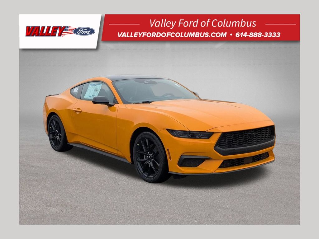 Orange 2026 Ford Mustang Coupe Rear-Wheel Drive Automatic