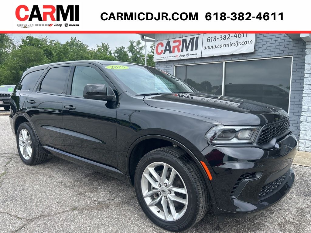 DB Black Crystal Clearcoat 2025 Dodge Durango GT AWD SUV / Crossover All-Wheel Drive 8-Speed Automatic