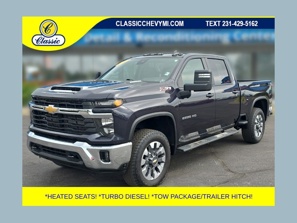 Dark Ash Metallic 2024 Chevrolet Silverado 2500HD Pickup Truck Four-Wheel Drive Automatic