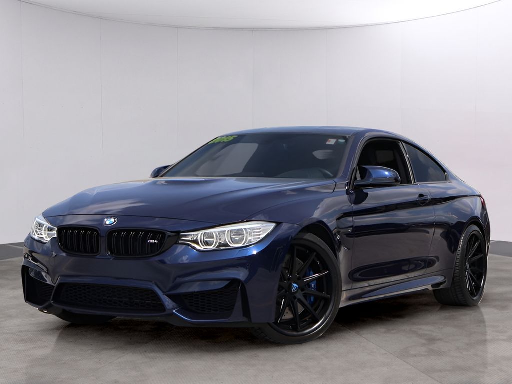 Tanzanite Blue Metallic 2015 BMW M4 Coupe Rear-Wheel Drive Automatic