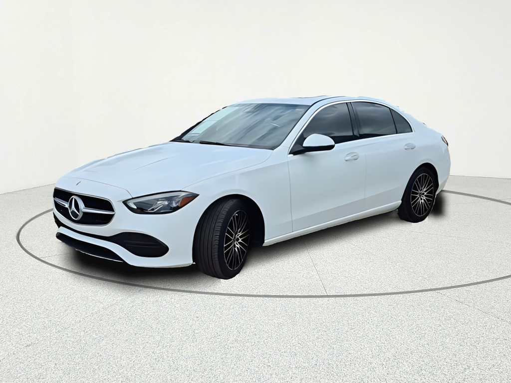 2023 Mercedes-Benz C-Class C 300 White at Central Houston Nissan