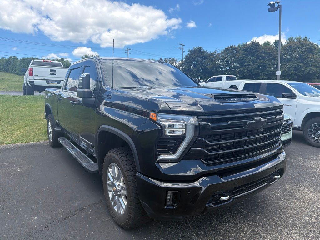 Black 2024 Chevrolet Silverado 2500HD Pickup Truck Four-Wheel Drive Automatic