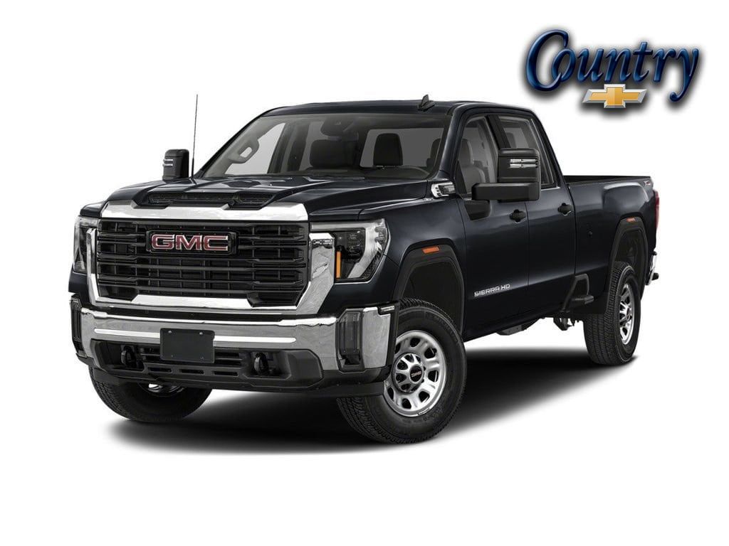 Onyx Black 2025 GMC Sierra 3500HD Pickup Truck Four-Wheel Drive Automatic