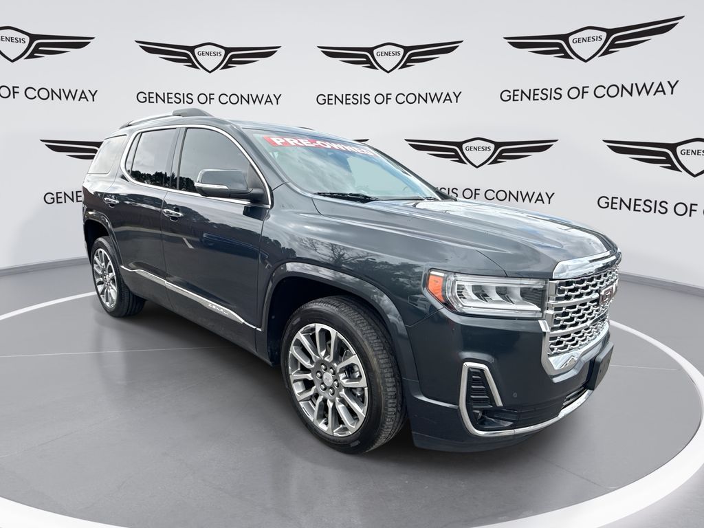 Hunter Metallic 2021 GMC Acadia Denali AWD SUV / Crossover Four-Wheel Drive 9-Speed Automatic