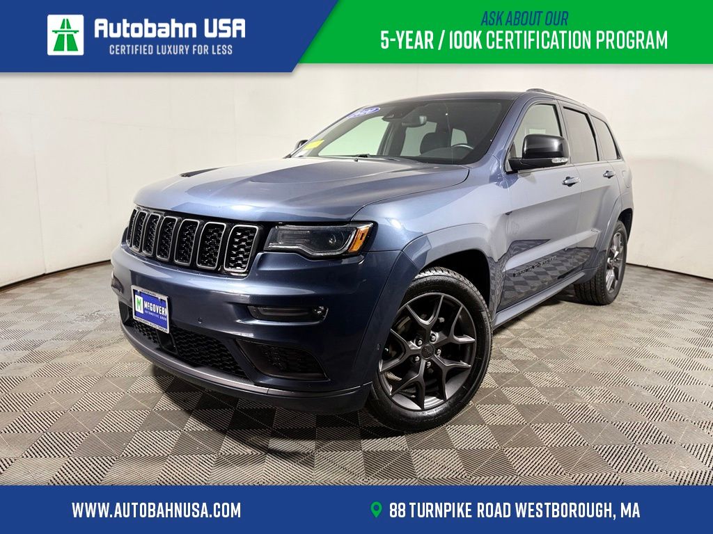 Pacific Blue Clearcoat 2020 Jeep Grand Cherokee SUV / Crossover Four-Wheel Drive 8-Speed Automatic