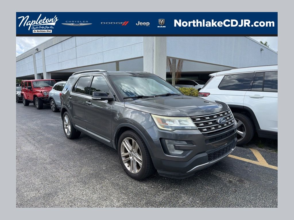 Gray (Magnetic) 2016 Ford Explorer XLT SUV / Crossover Front-Wheel Drive 6-Speed Automatic