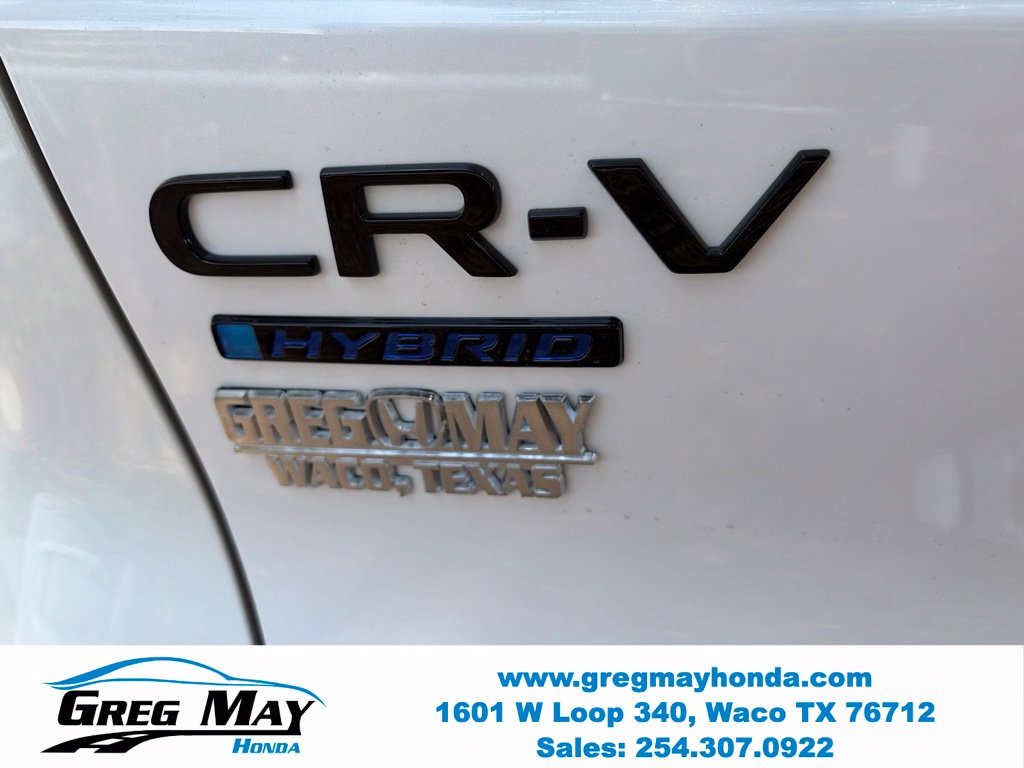 2026 Honda CR-V Hybrid Sport-L White at Greg May Honda