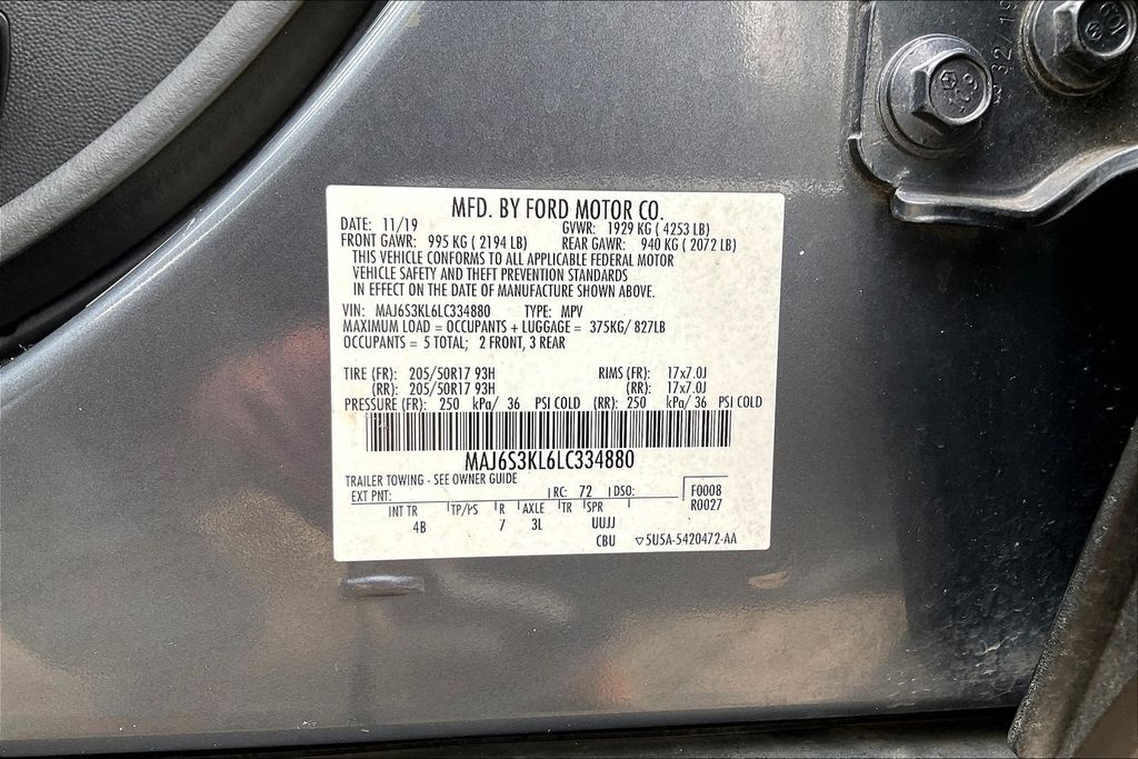 2020 Ford EcoSport Titanium Gray at Classic Chevrolet Galveston