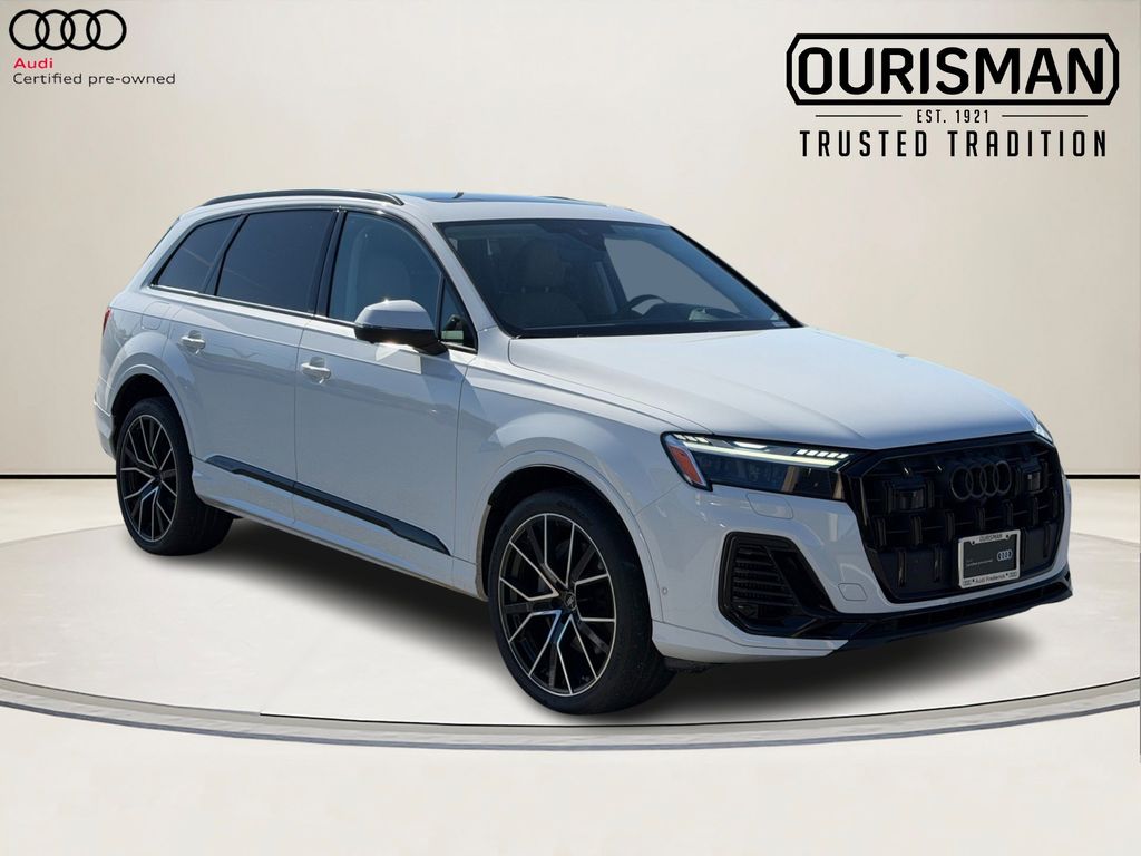 Glacier White Metallic 2025 Audi Q7 SUV / Crossover All-Wheel Drive 8-Speed Automatic