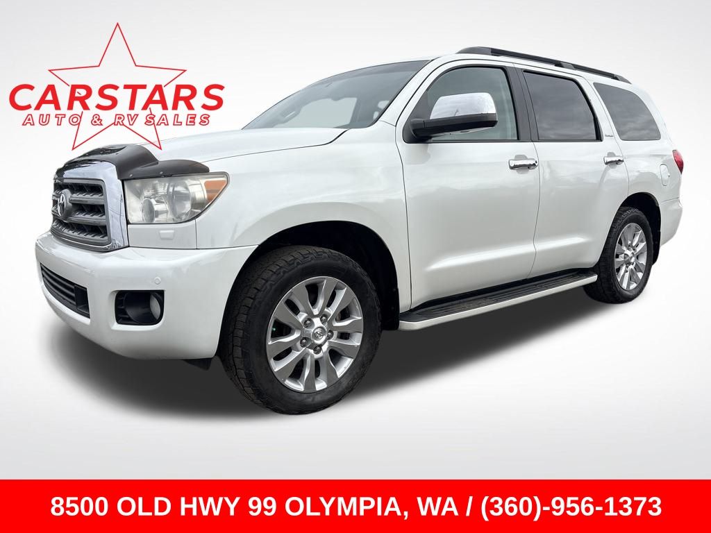 2011 Blizzard Pearl Toyota Sequoia Platinum SUV