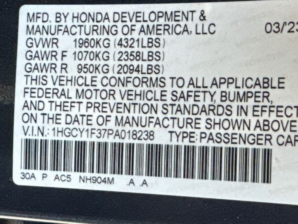 2023 Honda Accord EX - Photo 31