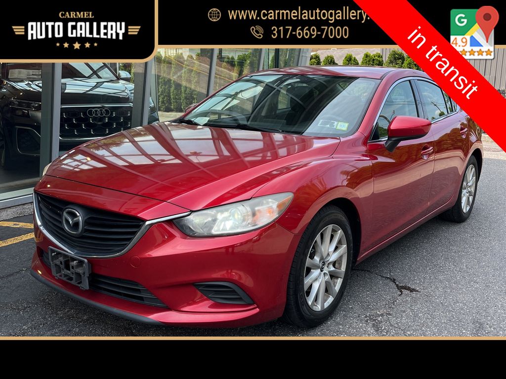 Red Metallic 2016 Mazda MAZDA6 i Sport Sedan Front-Wheel Drive 6-Speed Automatic