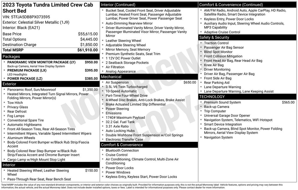 Used 2023 Toyota Tundra Truck