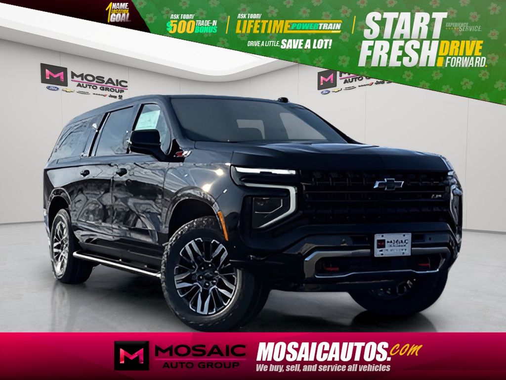 Black 2026 Chevrolet Suburban Z71 4WD SUV / Crossover Four-Wheel Drive