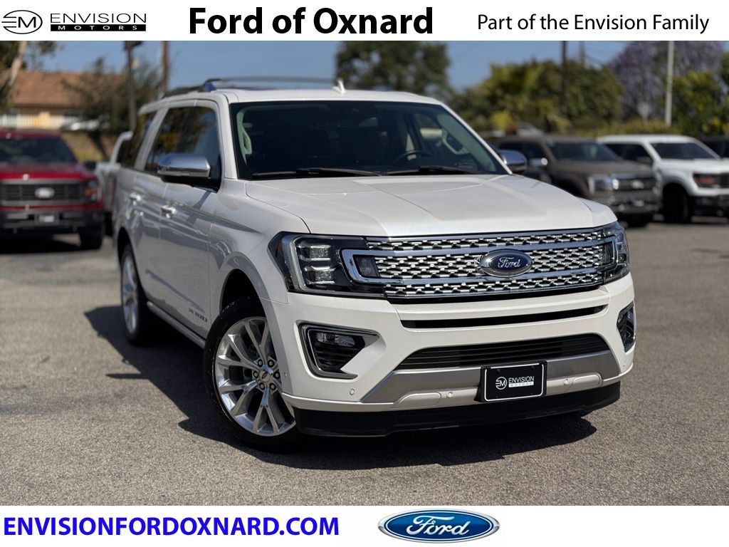 White Platinum 2019 Ford Expedition Platinum RWD SUV / Crossover 4X2 Automatic