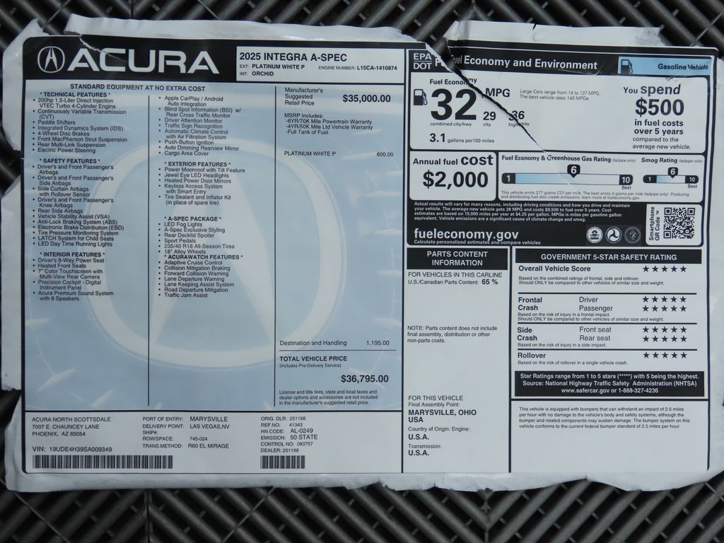 2025 Acura Integra A-Spec 9