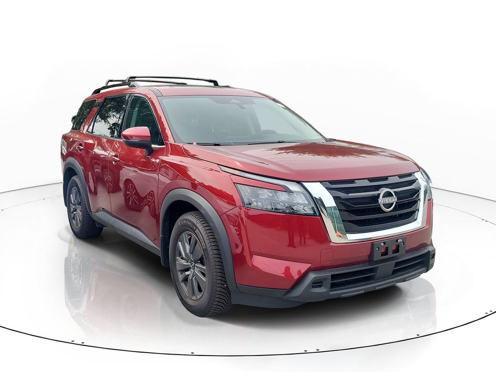 Red (Scarlet Ember) 2024 Nissan Pathfinder SUV / Crossover All-Wheel Drive 9-Speed Automatic